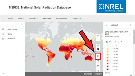 Solar Irradiance Data by Location .